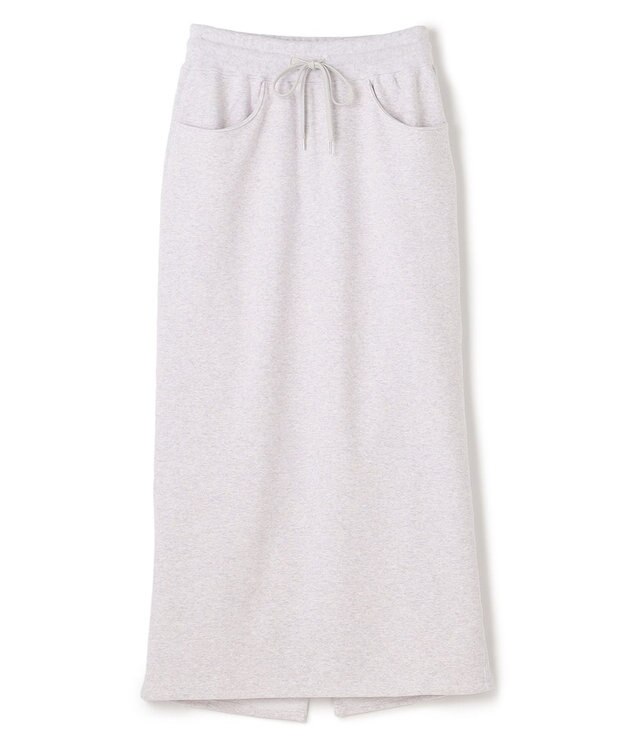 uncrave スウェット スカート（uncrave WHITE） ライトグレー