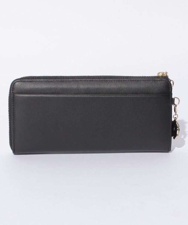 CLATHAS ワッフル　Lファスナー長財布 ブラック