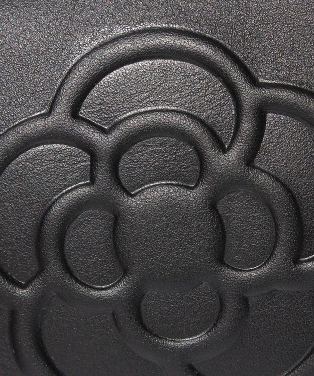 CLATHAS ワッフル　Lファスナー長財布 ブラック