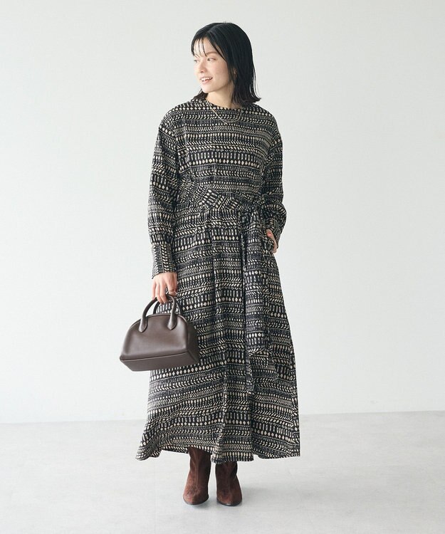 CRAFT STANDARD BOUTIQUE ウエストデザインワンピース B