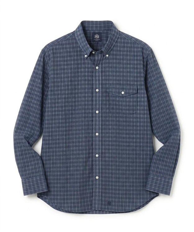 J.PRESS MEN 【こだわりの逸品】シアージャカードチェック シャツ / B.D. ネイビー系3