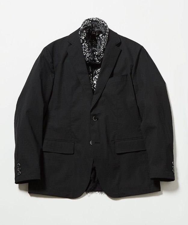 JOSEPH ABBOUD 【ポケッタブル/ストレッチ/ECO撥水】アクティブレジャー ジャケット ブラック系