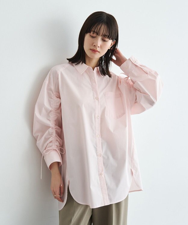 YECCA VECCA イージーケアドロストシャツ Pink