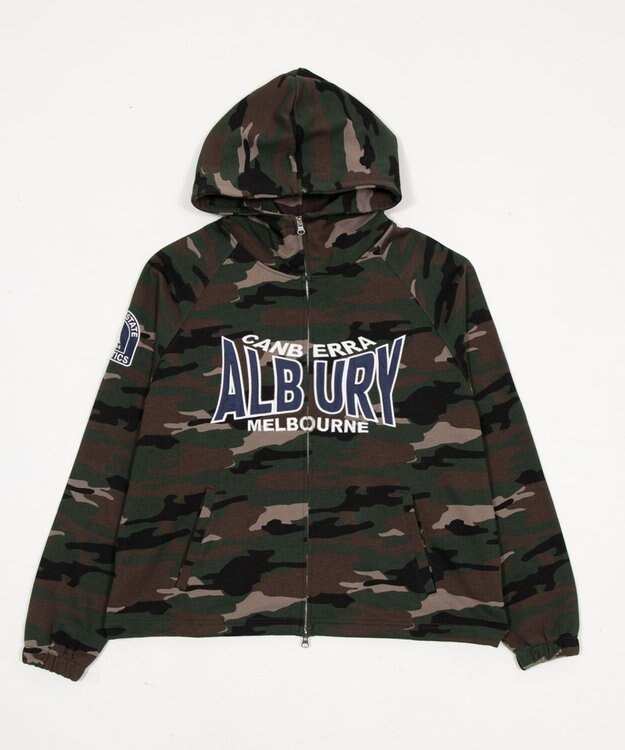 WEGO 【ユニセックス着用ITEM】スタンドネックZIPパーカー 柄1