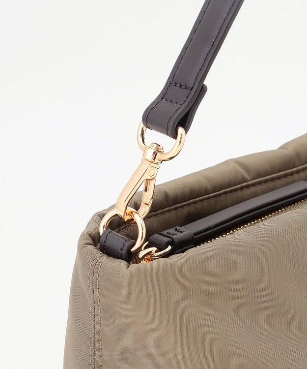 LA BAGAGERIE ダブルフロントポケット2WAYショルダー グレージュ