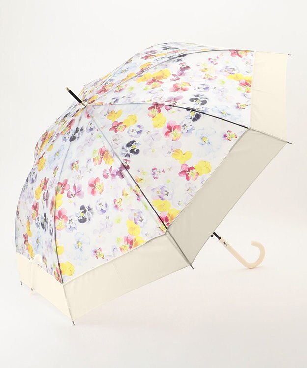 ANY SIS 【WEB限定】フラワーアートアンブレラ パープル