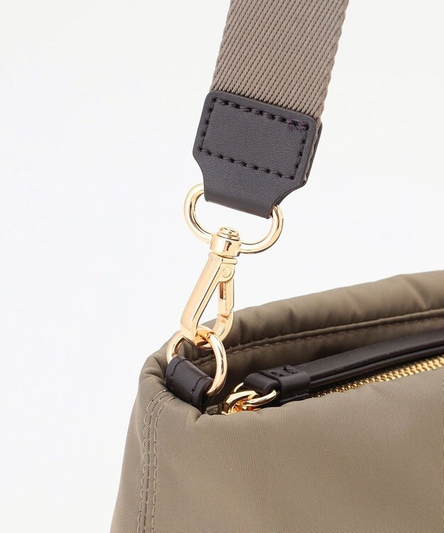 LA BAGAGERIE ダブルフロントポケット2WAYショルダー グレージュ