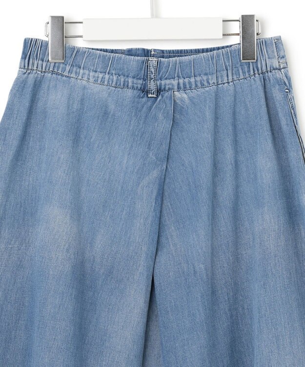 J.PRESS YORK STREET 【WOMEN】ライトダンガリー デニムスカート ダルブルー系