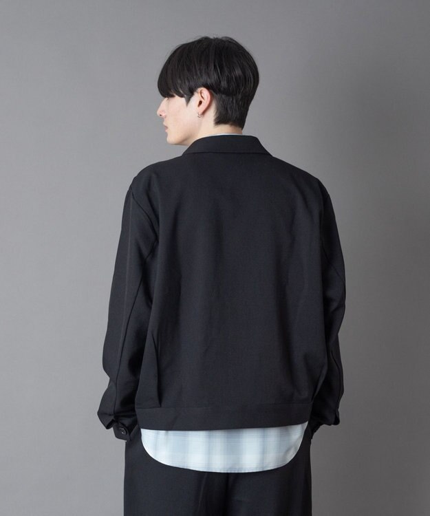 WEGO 【ユニセックス着用ITEM】ダブルポケットショートジャケット ブラック