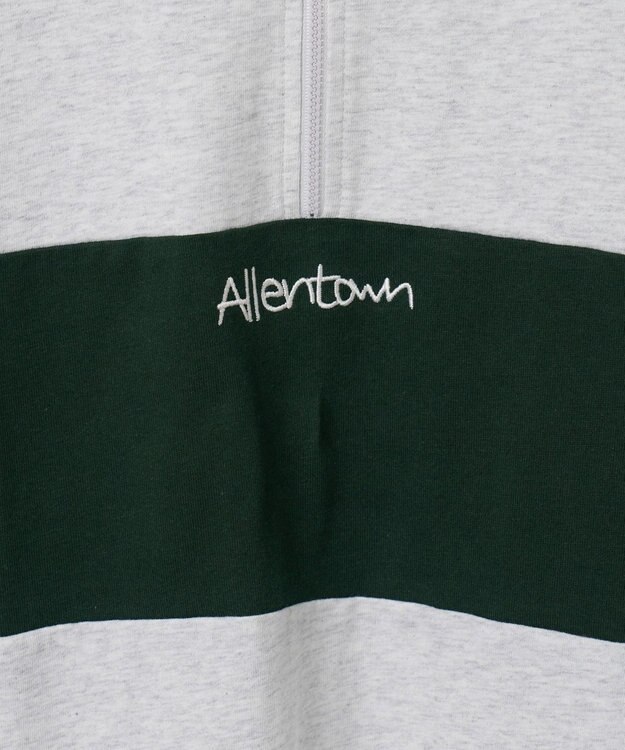 WEGO ワンポイントカラーブロックプルオーバー ライトグレー