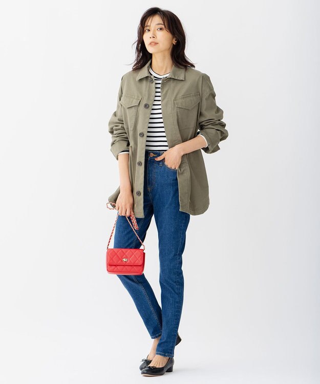 23区 【CLASSY.1月号掲載】23区DENIM スキニー パンツ ミッドブルー系