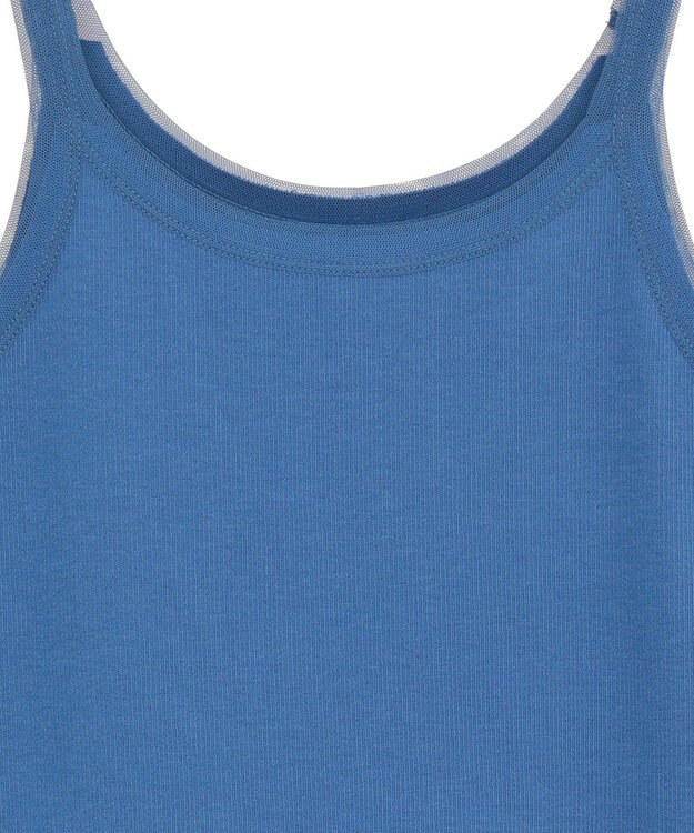 AMERICAN HOLIC チュールキャミタンクトップ Deep Blue