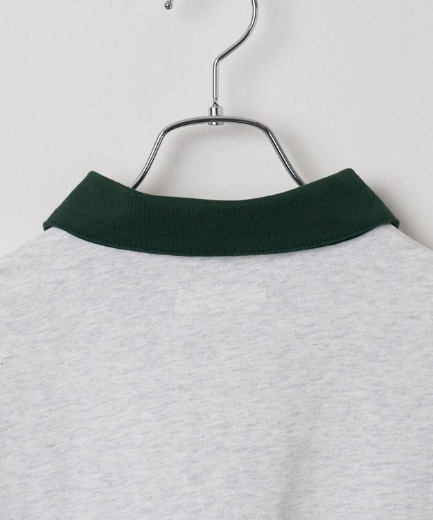 WEGO ワンポイントカラーブロックプルオーバー ライトグレー