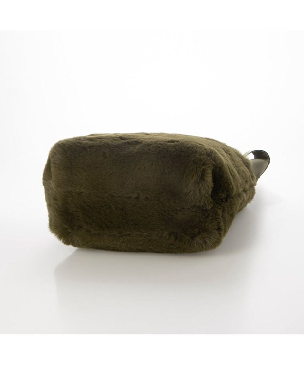 UNBILLION カシュカシュ cachecache / 下がりグログランワンハンドルエコファートート カーキ