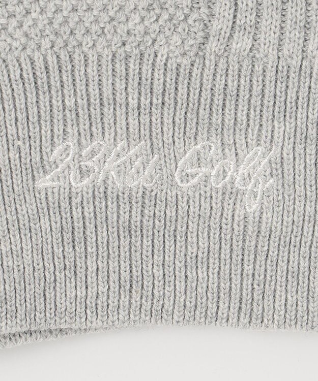 23区GOLF 【WOMEN】【洗える】コットンブレンド ニットベスト ライトグレー系