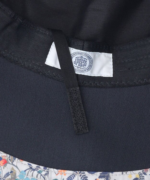 J.PRESS LADIES 【洗える・UVカット・畳める】LIBERTY HAT ネイビー系