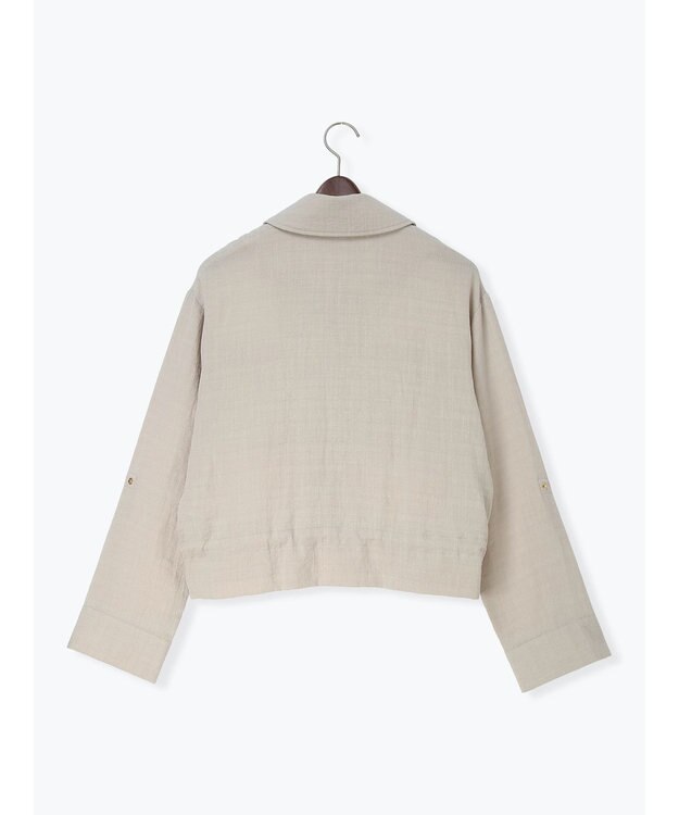 Te chichi リネンライクWポケットジャケット ベージュ