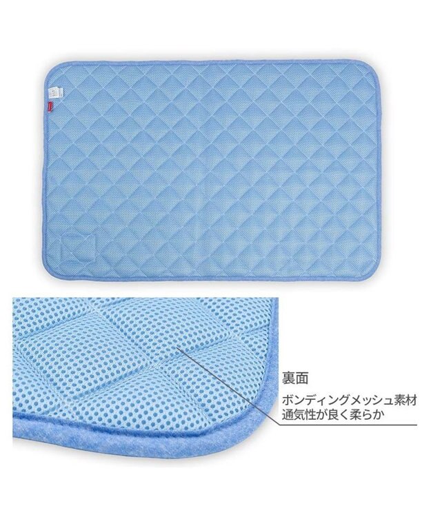 PET PARADISE スヌーピー クール マット 《サマーバケーション柄》 Ｍ ホワイト×ブルー