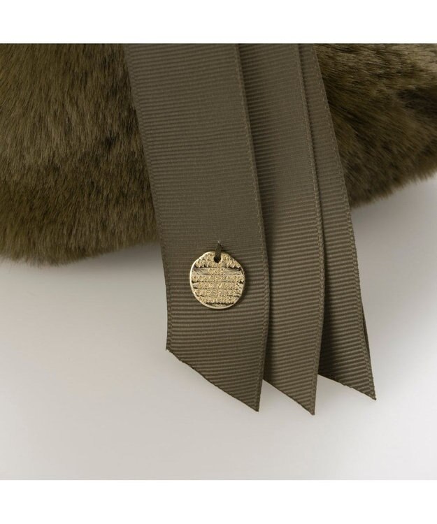 UNBILLION カシュカシュ cachecache / 下がりグログランワンハンドルエコファートート カーキ