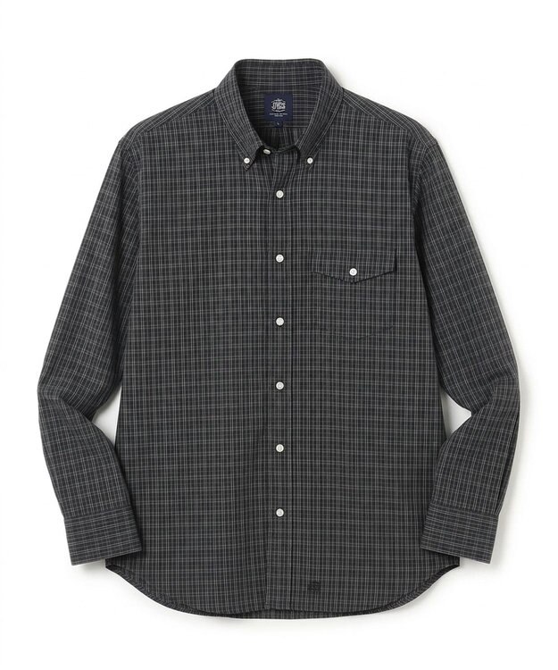 J.PRESS MEN 【こだわりの逸品】シアージャカードチェック シャツ / B.D. ブラック系3