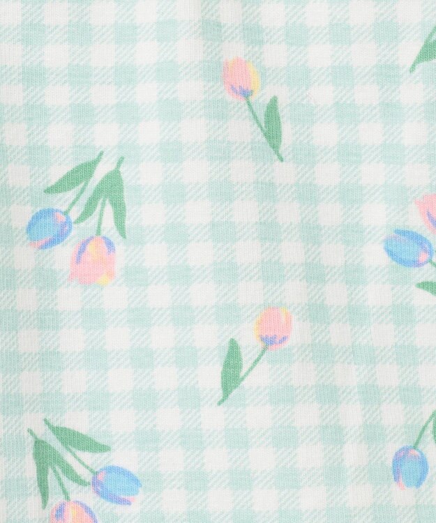 ANY KIDS 一分丈 スパッツ ギンガムチューリップ