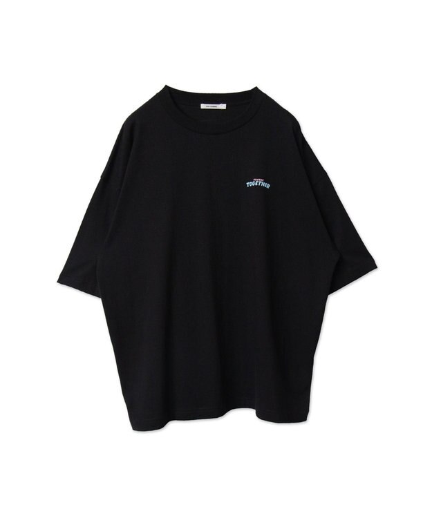 WEGO 【ユニセックス着用ITEM】ALWAYS　TOGETHER　プリントT（SS） ブラック
