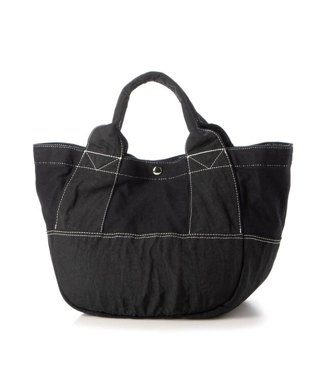 UNBILLION cachecache 製品洗いキャンバス×ナイロントートL ブラックブラック