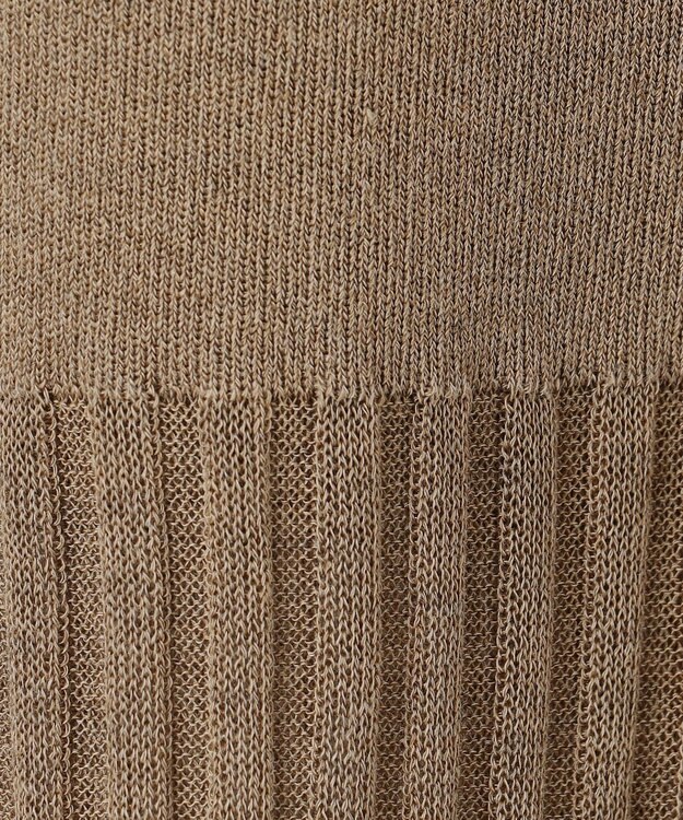 uncrave シアーニット コンビトップス モカ