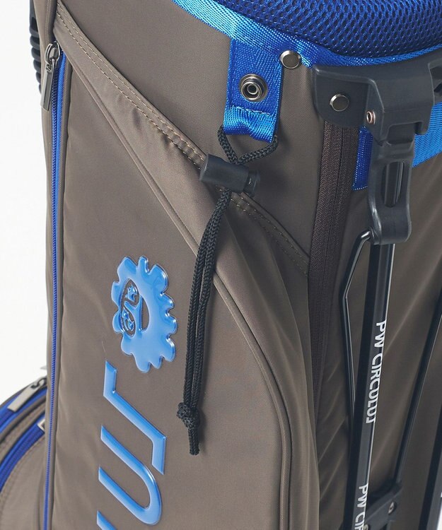 PW CIRCULUS 【UNISEX】デタッチャブル キャディバッグ　シューズケース・ランドリーケース付  ゴルフ ダークブラウン系