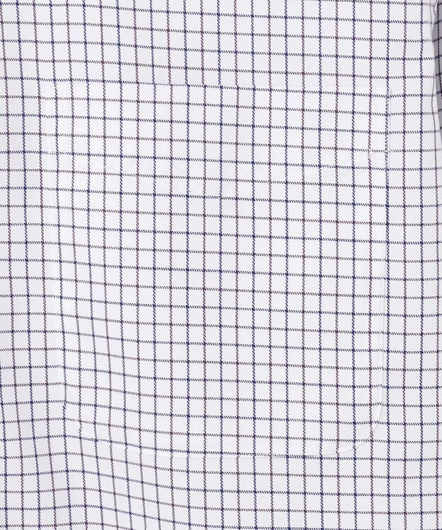J.PRESS MEN 【KING SIZE】【PREMIUM PLEATS / 形態安定】スーピマコットンタッタソールチェック シャツ/B.D. パープル系3