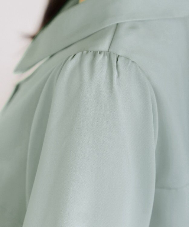 Tiaclasse レイヤードカラーブラウス ミント