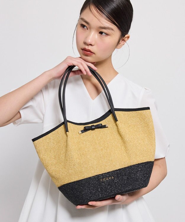 TOCCA MIGNON BASKET かごバッグ ベージュ系