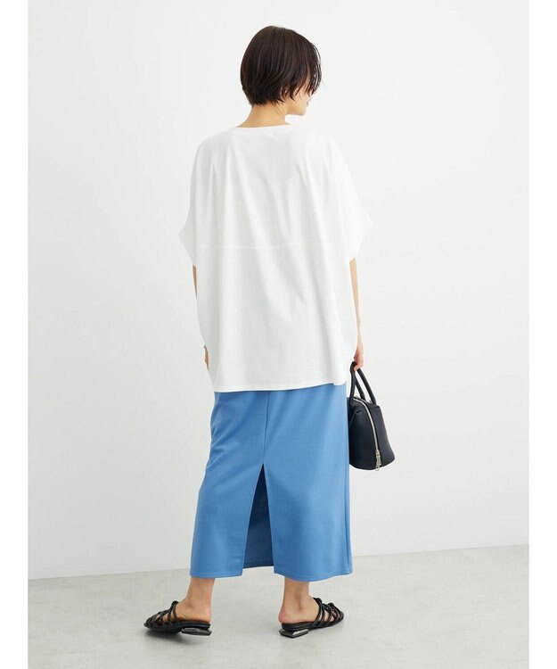 Green Parks 接触冷感半袖コクーンゆるプルオーバー Off White