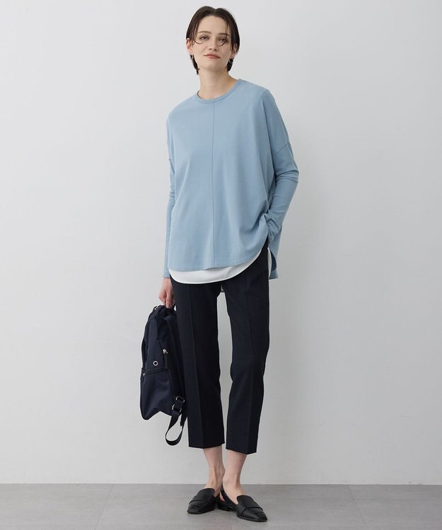 ICB 【新仕様・A4サイズ収納可・容量約14L】8ポケットナイロンリュック ネイビー