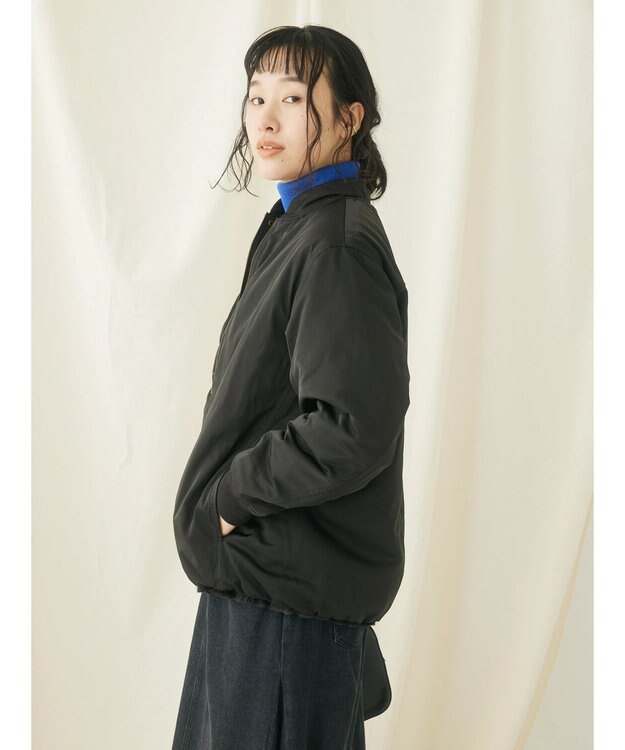 CRAFT STANDARD BOUTIQUE リバーシブルファーブルゾン Black