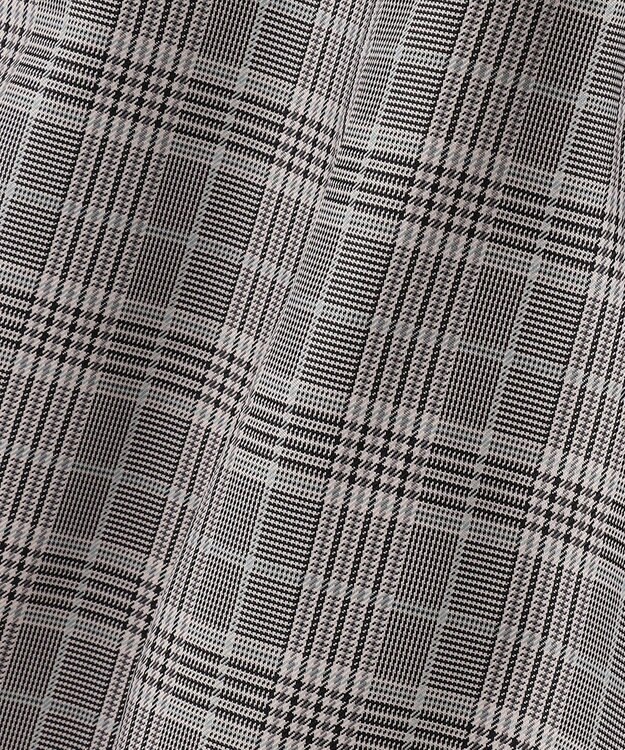 ANY KIDS フリル チェック サロペット ブラック系チェック