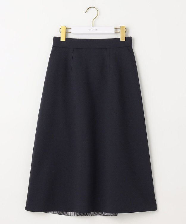 エニィスィス　新品　【2WAY】リバーシブルチェック スカート エニィスィス ANY SIS 【2WAY】リバーシブルチェック スカート