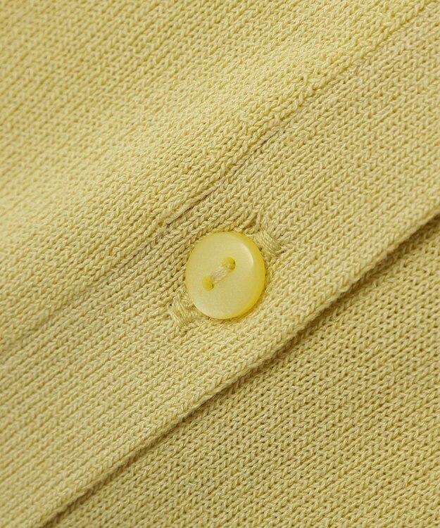 YECCA VECCA 【マシンウォッシャブル】カーディガン Yellow