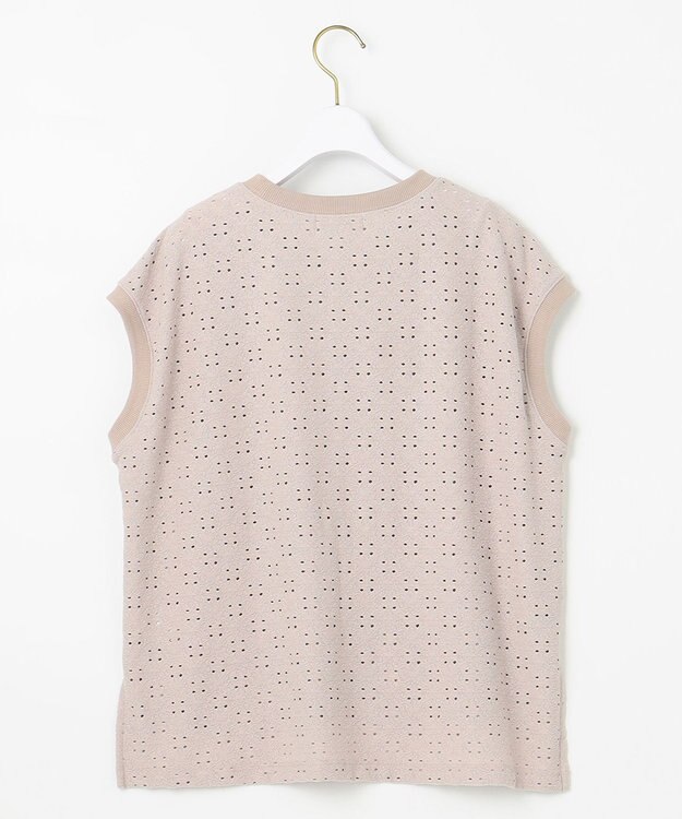 ANY SIS レーシージャカード カットソー ローズグレー