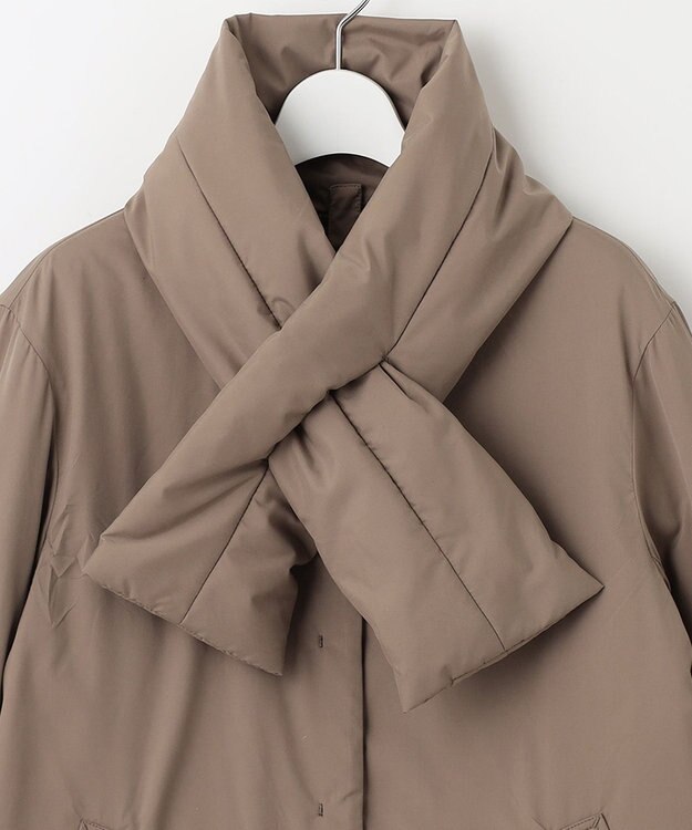 J.PRESS LADIES ピーチマルチポリリバーシブル アウター ブラウン系