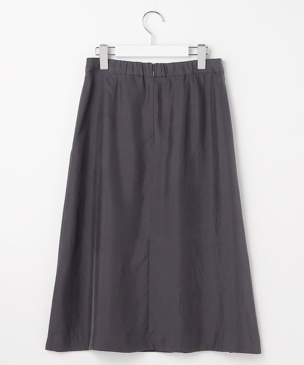 J.PRESS LADIES CUPRAツイル タック スカート スレート系