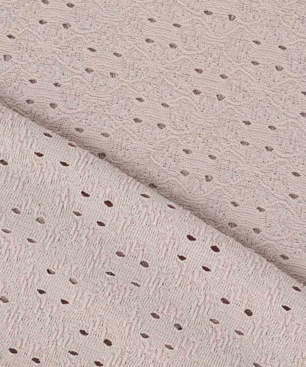 ANY SIS レーシージャカード カットソー ローズグレー