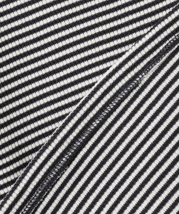 組曲 テレコスクエア タンクトップ ブラックボーダー系1