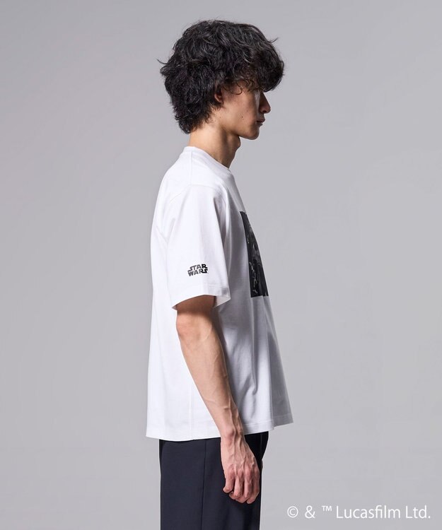 JOSEPH HOMME 【WEB限定】【スター・ウォーズ 】 JOSEPH HOMME スター・ウォーズ / リラックスフォルム クルーネックプリントTシャツ ホワイト系2