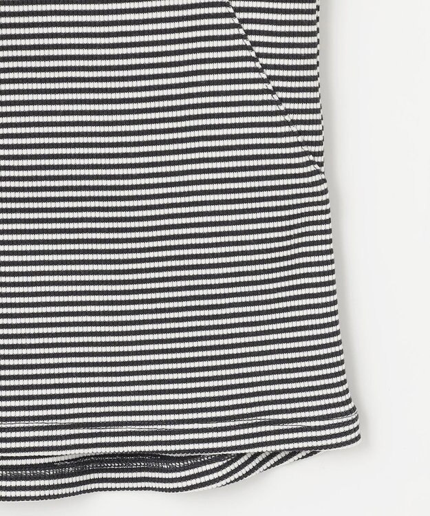 組曲 テレコスクエア タンクトップ ブラックボーダー系1