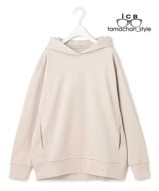 ICB 【ICB×tamachan_style コラボ 】パーカー トープ系
