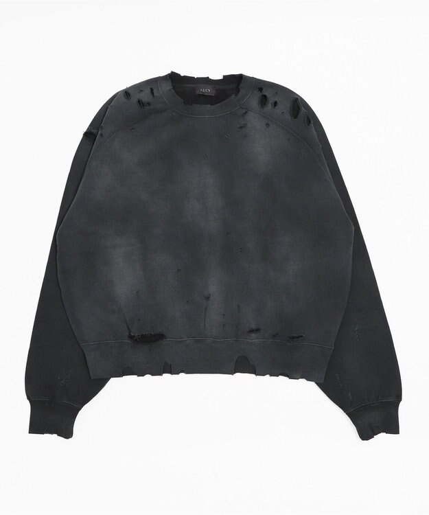 WEGO ショートダメージプルオーバー ブラックその他