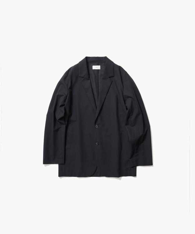ATON TECHNO WOOL GAUZE | テーラードジャケット BLACK