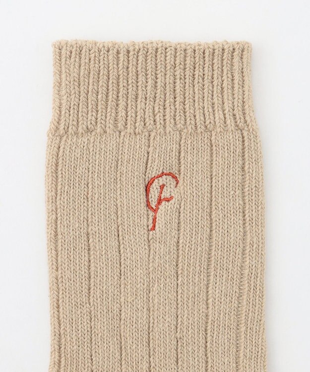 23区GOLF 【23FONDATION/MEN】17センチ丈 ソックス ベージュ系