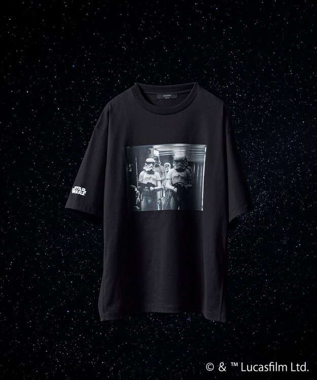 JOSEPH HOMME 【WEB限定】【スター・ウォーズ 】 JOSEPH HOMME スター・ウォーズ / リラックスフォルム クルーネックプリントTシャツ ブラック系2